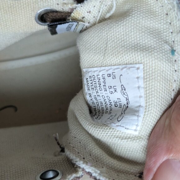 Don Ed Hardy cavas hightops - Picture 6 of 7